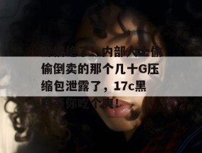 卧槽绝了！内部人士偷偷倒卖的那个几十G压缩包泄露了，17c黑料带你吃个爽！